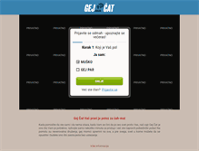 Tablet Screenshot of gejcat.com